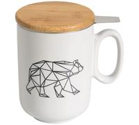 TABLE ET COOK Tisanière 45 cl Blanche & Ours - Origami