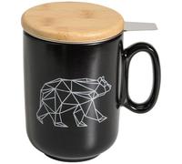 TABLE ET COOK Tisanière 45 cl Noire & Ours - Origami