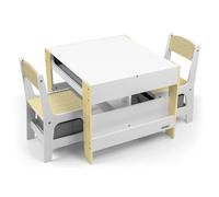 Table et deux chaises sven natural