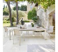 Table extensible 10p Evasion lin et argile Hespéride Lin / argile G