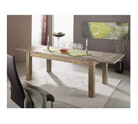 Table extensible 140-220x90cm - Bois massif de palissandre huilé - NATURE GREY #303