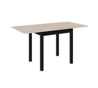 Five Simply Smart - Table extensible 2 à 6 places en bois - Beige et noir