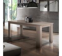 Table Extensible 8-10 personnes Bois d'orme Salle À Manger Design Jesi Pearl