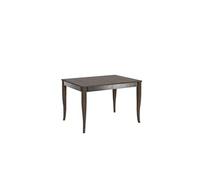 Table extensible 90x120/224 cm Sciabola Iron Noyer cadre gris -