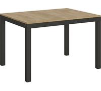 Table extensible 90x120/380 cm Everyday Evolution Chêne Nature Structure Anthracite