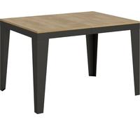 Table extensible 90x120/380 cm Flame Evolution Chêne Nature Structure Anthracite