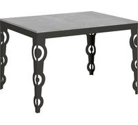 Table extensible 90x120/380 cm Karamay Evolution Ciment Structure Anthracite