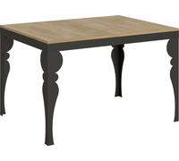 Table extensible 90x120/380 cm Paxon Evolution Chêne Nature Structure Anthracite