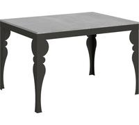 Table extensible 90x120/380 cm Paxon Evolution Ciment Structure Anthracite