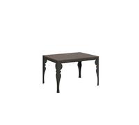 Table extensible 90x120/380 cm Paxon Evolution Noyer cadre Anthracite -
