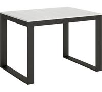 Table extensible 90x120/380 cm Tecno Evolution Frêne Blanc structure Anthracite