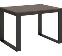 Table extensible 90x120/380 cm Tecno Evolution Noyer Structure Anthracite