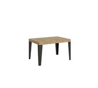 Table extensible 90x130/234 cm Flame Chêne Nature cadre Anthracite -