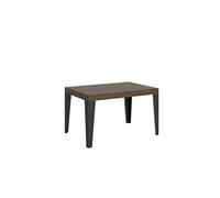 Table extensible 90x130/234 cm Flame Noyer cadre Anthracite -