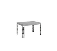 Table extensible 90x130/234 cm Ghibli Ciment cadre Anthracite -
