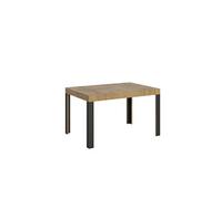 Table extensible 90x130/234 cm Linea Chêne Nature cadre Anthracite -
