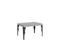Table extensible 90x130/234 cm Paxon Ciment cadre Anthracite -