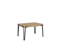 Table extensible 90x130/234 cm Rio Chêne Nature cadre Anthracite -