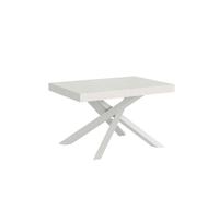 Table extensible 90x130/234 cm Volantis cadre blanc