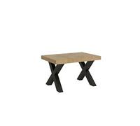 Table extensible 90x130/390 cm Traffic Chêne Nature cadre Anthracite -