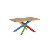 Table extensible 90x140/240 cm Versalux pieds écorcés 4/B