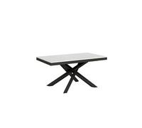 Table extensible 90x160/264 cm Volantis Evolution Frêne Blanc structure Anthracite