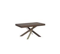 Table extensible 90x160/264 cm Volantis Noyer cadre 4/C -