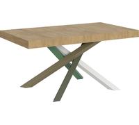 Table extensible 90x160/264 cm Volantis Chêne Nature cadre 4/A -