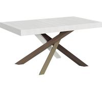 Table extensible 90x160/264 cm Volantis Structure Frêne Blanc 4/C