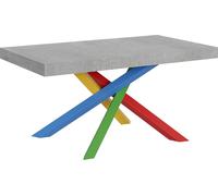 Table extensible 90x160/420 cm Volantis Cemento structure 4/B