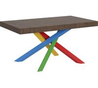 Table extensible 90x160/420 cm Volantis Noyer cadre 4/B -