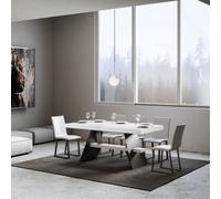 Table extensible 90x180/284 cm Baita structure Anthracite