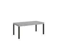 Table extensible 90x180/284 cm Everyday Ciment cadre Anthracite -