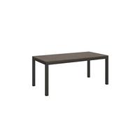 Table extensible 90x180/440 cm Everyday Evolution Noyer cadre Anthracite -