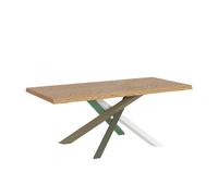 Table extensible 90x200/250 cm Versalux pieds écorcés 4/A