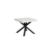Table extensible 90x90/194 cm Plateau Clerk - Pieds anthracite