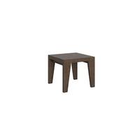 Table extensible 90x90/246 cm Naxy Noyer -