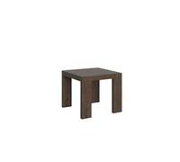 Table extensible 90x90/246 cm Roxell Noyer -