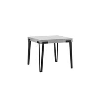 Table extensible 90x90/246 cm structure Rio Anthracite