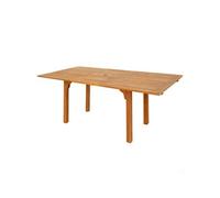 Aktive Acacia Extending Table 150x100x74 Cm Marron