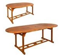 Table extensible Aktive 200 x 74 x 90 cm Bois d'acacia bois G