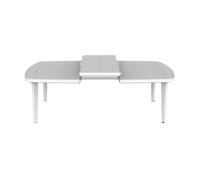 Table Extensible Atlantic 6/12 personnes couleur Blanc - SHAF - Design - Plastique - Résine