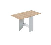 Table extensible ERIKA L31/140cm - Blanc et Bois