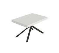 Table extensible Niket 90x120/224 cm avec pieds anthracite