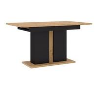 Table extensible Nuka I 140 - 200 cm, chêne artisan / noir mat Chêne Artisan / Noir Mat G