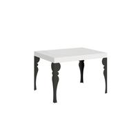 Table extensible Paxon 80x120/204 cm avec cadre anthracite