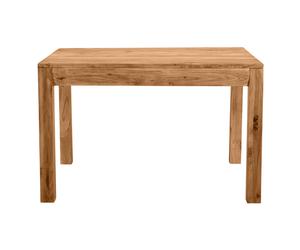 Table extensible rallonges intégrées rectangulaire en bois massif L120-210 cm BALTO