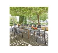 Table extérieure extensible 14 places Miceira graphite/honey Hespéride