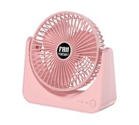 Table Fan - 3000mAh Quiet Rechargeable Battery Operated Adjustable