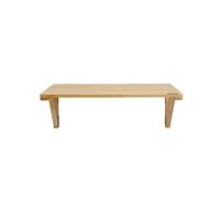 VEVOR Table pliante murale, 800 mm x 600 mm, table à abattant murale avec support en fer, bureau flottant en bois pour les petits espaces, bureau à domicile, salle à manger, buanderie, cuisine, bar